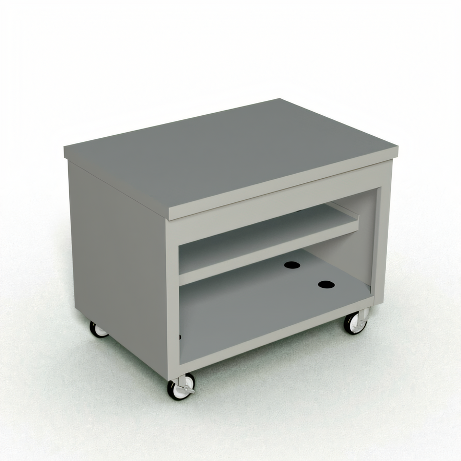 Product image #1 for Thurmaduke TST-46PG Mobile Solid Top Utility Counter, 46 x 32 x 36 Inches