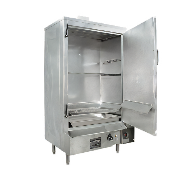 Product image #1 for MasterRange 36-Inch Natural Gas Smokehouse with Left-Hand Door, Standard Galvanized Exterior