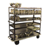 Thumbnail image #1 for Carter-Hoffmann T610 Stainless Steel 6-Shelf Open-Design Queen Mary China & Silver Transporter Cart