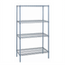 Thumbnail image #1 for Quantum WR86-2172C Chrome-Plated 86-Inch Wire Shelving Starter Kit, 72 x 21 Inches, 4 Shelves