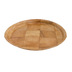 Thumbnail image #1 for Crestware 12-Inch Round Woven Wood Serving Tray