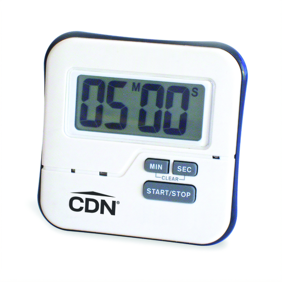 Product image #1 for CDN Waterproof Digital Kitchen Timer with Big-Digit Display, 100-Minute Count Up/Down, Magnet/Stand Mount