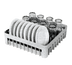 Thumbnail image #1 for Moyer Diebel Full-Size Peg Dish Rack, 20 x 20 Inches