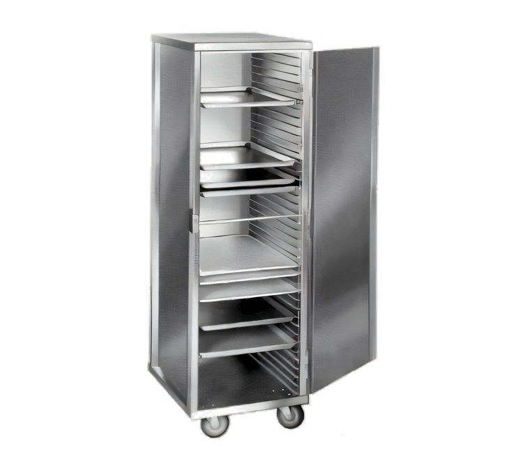 Product image #1 for Channel Manufacturing Fully Enclosed Aluminum End-Load Bun Pan Rack with Solid Doors, 40 Pan Capacity
