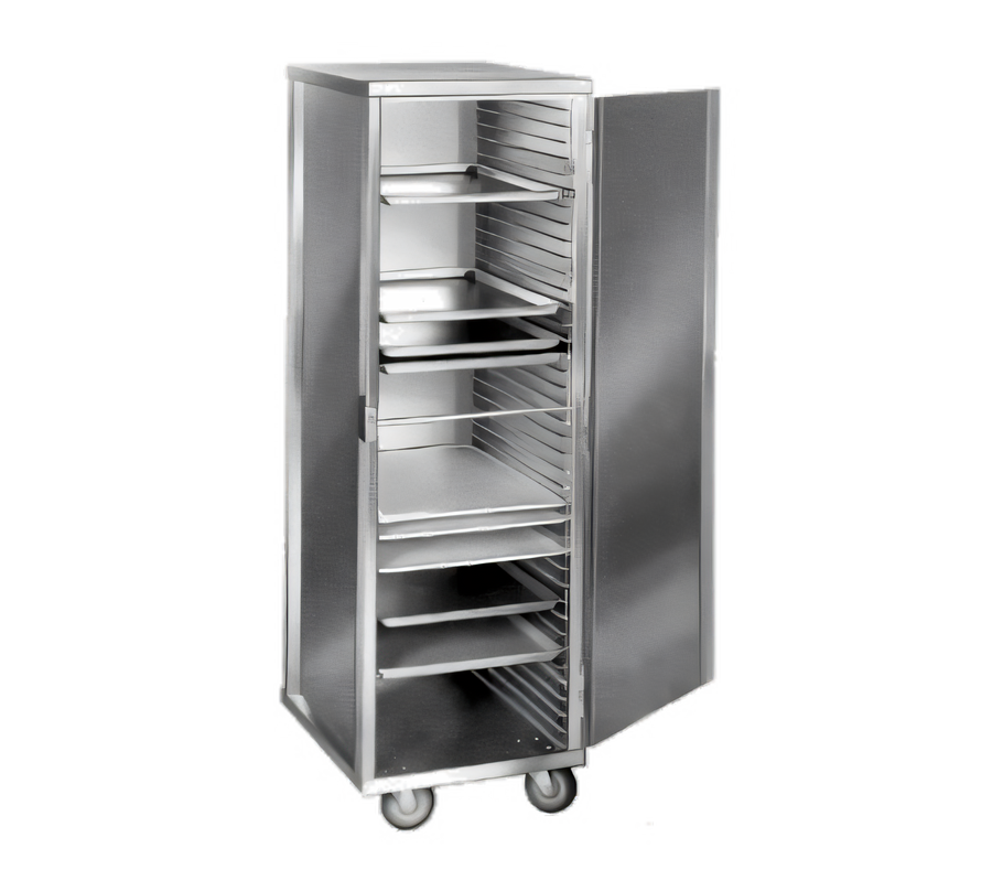 Product image #1 for Channel Manufacturing Fully Enclosed Aluminum End-Load Bun Pan Rack with Solid Doors, 40 Pan Capacity