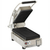 Thumbnail image #1 for Pro-Max 2.0 7.5 x 14.2 in Grooved Cast Iron Sandwich Grill / Panini Press, 120V