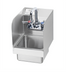 Thumbnail image #1 for Krowne MiniMax Wall-Mount Hand Sink with Faucet, Side Splashes, and 8