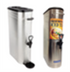 Thumbnail image #1 for Narrow 4-Gallon Stainless Steel Iced Tea Dispenser with Portable Handles and No-Drip Faucet