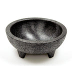 Thumbnail image #1 for Winco PMSB-4 Molcajete Salsa Bowls, 4 oz, Black Polypropylene, 4-Piece Pack Case of 24