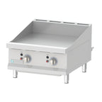 Thumbnail image #1 for Eurodib USA TG24T 24-Inch Gas Countertop Griddle with Thermostat Controls and 24 x 20-Inch Smooth Steel Surface