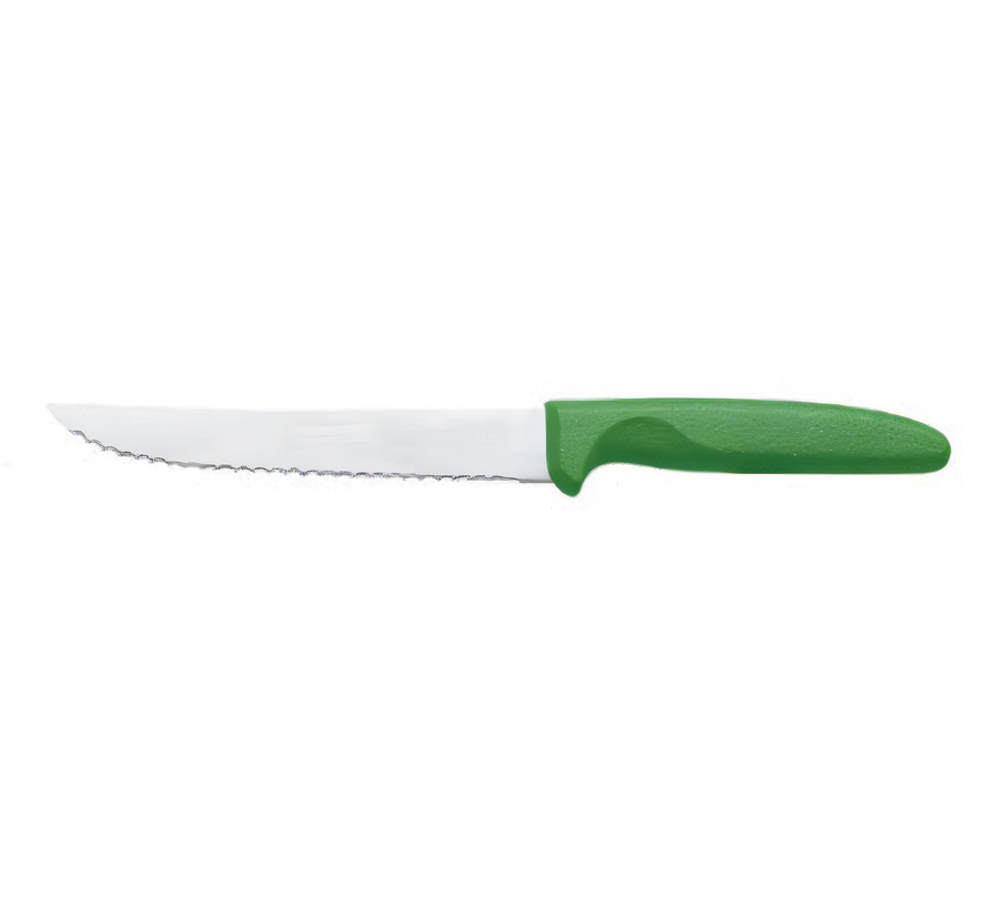 Product image #1 for Mundial 6-Inch Serrated Utility Slicer Knife with Green Polypropylene Handle