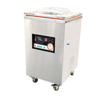 Omcan Economy Floor Model Single-Chamber Vacuum Packaging Machine with Double Seal Bars, 220V