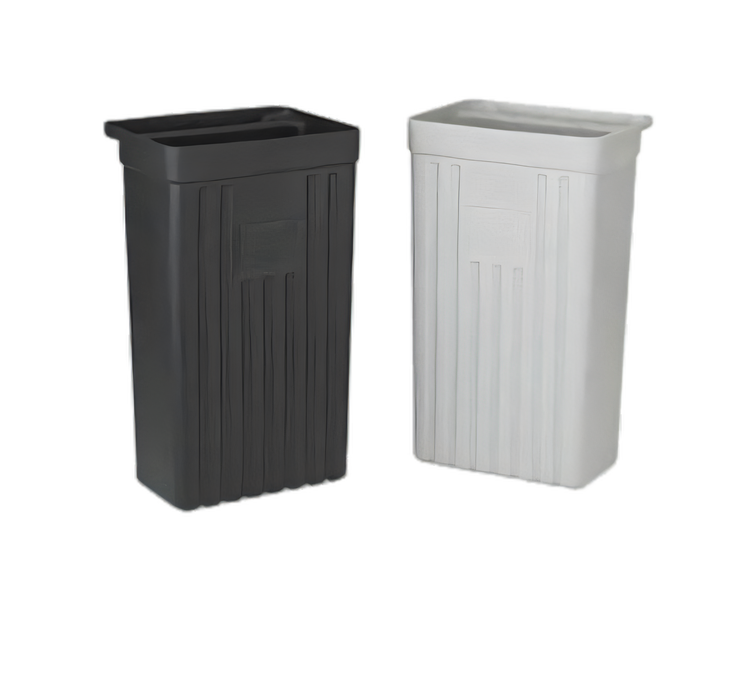 Product image #1 for Vollrath Black High-Density Polyethylene Refuse Bin for Standard Truck and Tubular Carts