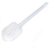 Sparta® Multi-Purpose Valve & Fitting Brush, 30 Inch Handle, 5 Inch Round Head, Medium Stiff Polyester Bristles, White