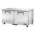 Thumbnail image #1 for True 2-Section Undercounter Refrigerator with Solid Doors, 60 3/8