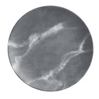 Thumbnail image #1 for American Metalcraft MCP9GM 9-Inch Round Coupe Melamine Plate, Matte Marble Gray Case of 48