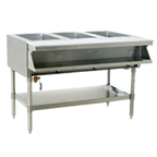 Thumbnail image #1 for Eagle Group SHT3-208 48-Inch 208V Electric Sealed Well Hot Food Table, 3 Wells, Open Shelf Base