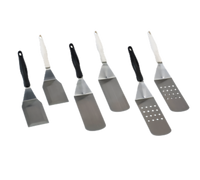 Vollrath Ergo Grip Heavy-Duty Stainless Steel Solid Turner with Black Nylon Handle, 16-1/2 Inch Overall Length