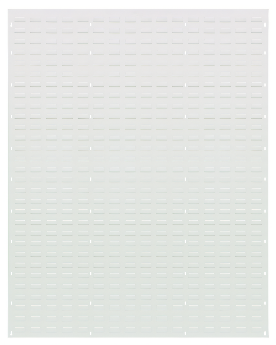 Product image #1 for Quantum QLP-4861HC Wall-Mounted Louvered Panel Starter Unit, 48 in W x 61 in H, Oyster White