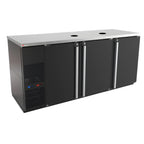 Thumbnail image #1 for Micro Matic USA Pro-Line MBB78BC-E Three-Section Dual-Temperature Beer Dispenser, 80 Inch, 12 1/6 Slim Barrel Keg Capacity, 8 Faucets