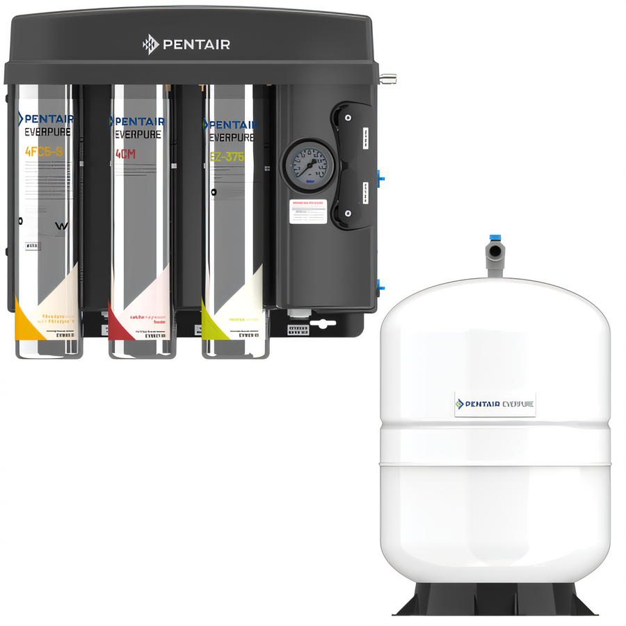 Product image #1 for Non-Electric Blended Reverse Osmosis Water Filtration System with 5-Gallon Tank, 375 GPD