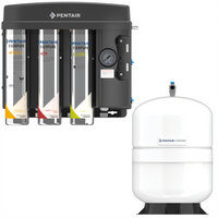 Non-Electric Blended Reverse Osmosis Water Filtration System with 5-Gallon Tank, 375 GPD