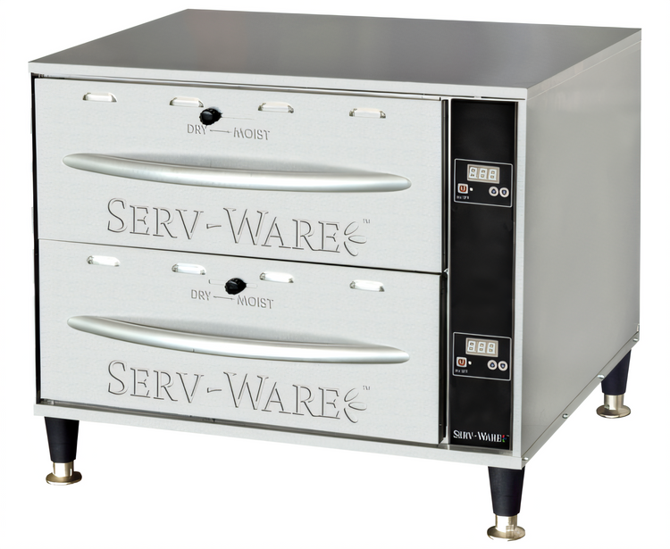 Product image #1 for Serv-Ware Electric 2-Drawer Holding Warmer