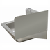 Thumbnail image #1 for Advance Tabco 12-Inch High Welded Stainless Steel Side Splash for 16 x 20 Hand Sink Bowls