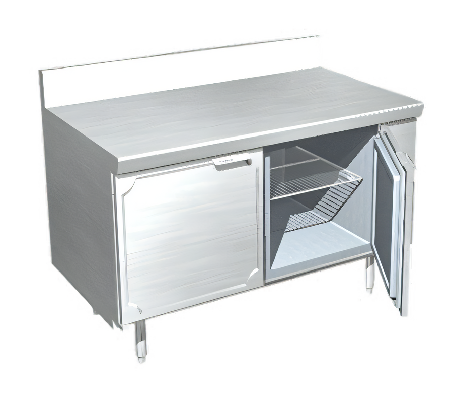 Product image #1 for La Rosa Refrigeration 72-Inch x 32-Inch 3-Section Reach-In Worktop Freezer Base with Doors, Remote Refrigeration