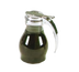 Thumbnail image #1 for Vollrath Dripcut 16 oz Clear Polycarbonate Syrup Server with Chrome-Plated Top