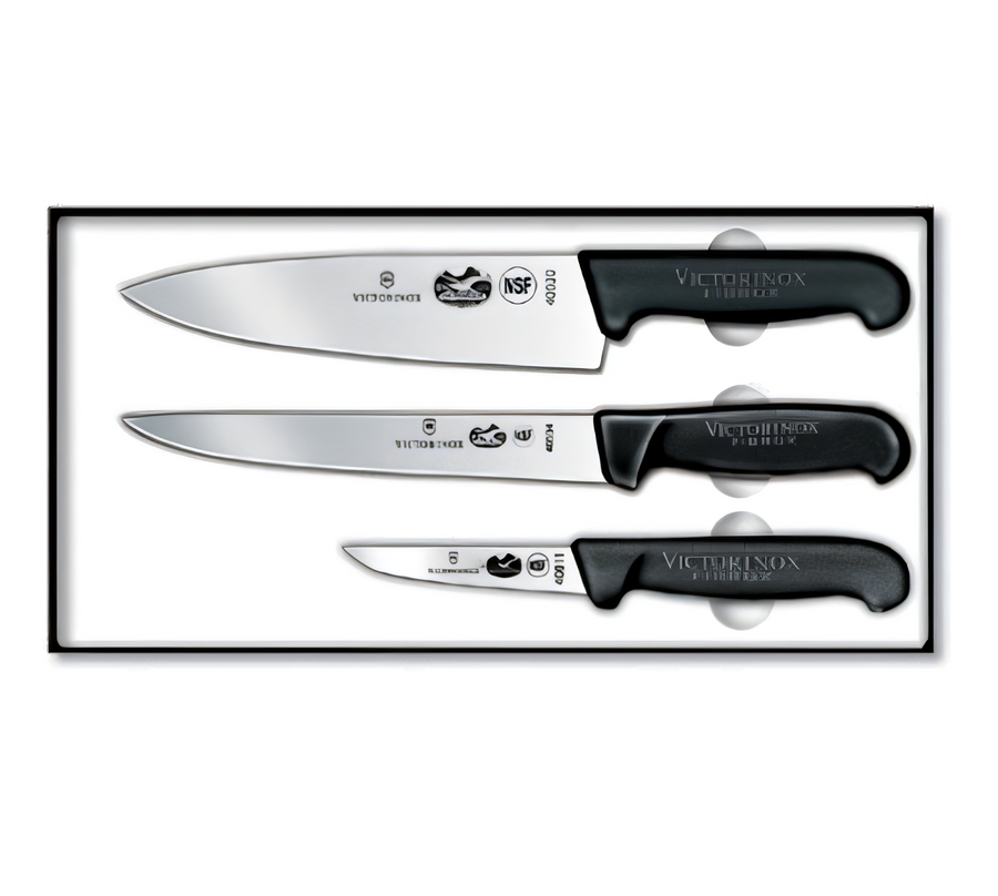 Product image #1 for Victorinox Fibrox Pro 3-Piece Chef's Knife Set