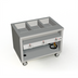 Thumbnail image #1 for Thurmaduke TEHF-46 46-Inch Mobile Electric Hot Food Unit with 3 Sealed Wells