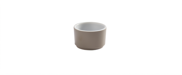Product image #1 for American Metalcraft 2 oz Round Melamine Sauce Cup, Mocha