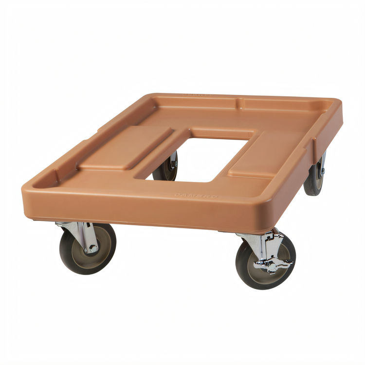 Product image #2 for Cambro Camdolly Open-Frame Food Carrier Dolly, 300 lb Capacity, Coffee Beige
