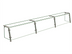 Thumbnail image #1 for Hatco Flav-R-Shield EP21-12012 3-Bay Full-Service Pass-Over Sneeze Guard, 120 Inch Wide