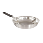 Thumbnail image #1 for Crestware FRY10IH 10-Inch Induction-Ready Uncoated Fry Pan with 2-Ply Stainless Steel Bottom and Stay-Cool Handle Case of 12