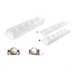 Thumbnail image #1 for Silikomart MultiFlex Series 3D Baking Mold Set of 2, 2.28-Inch Diameter, 5-Section, White