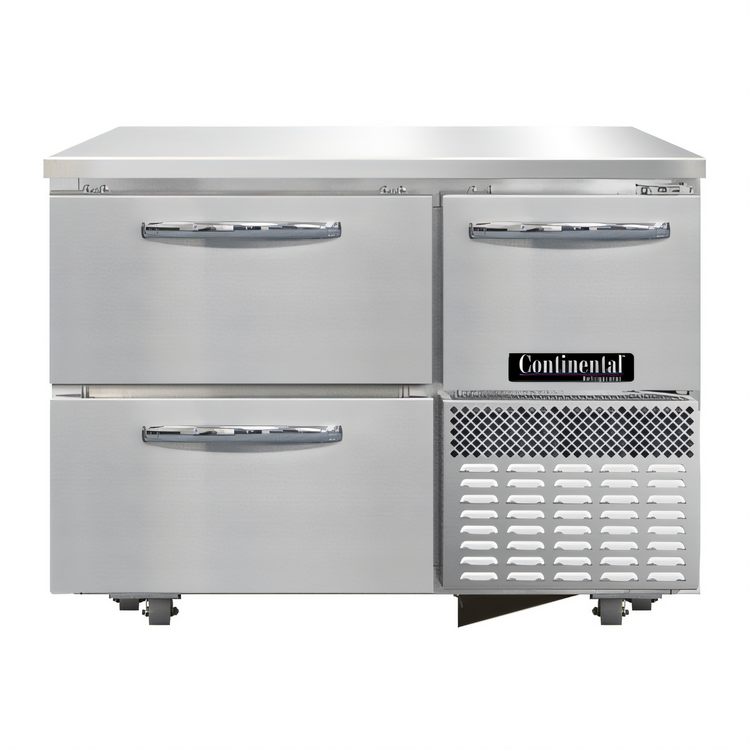 Product image #1 for Continental Refrigerator FA43SN-U-D 43" Shallow Depth Base Undercounter Freezer with Drawers and Door
