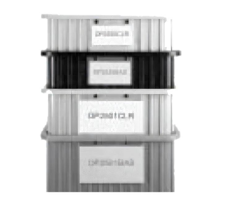 Product image #1 for Metro Super Erecta 4-1/2 x 8 Inch Clear Vinyl Snap-On Card Holder for Divider Tote Boxes