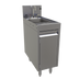 Thumbnail image #1 for Glastender Underbar Wet Waste Sink with Cabinet Base, Hinged Door and Gooseneck Faucet, 12-Inch W x 24-Inch D