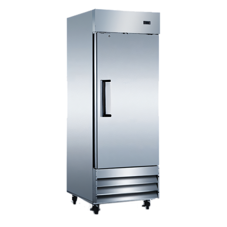 Product image #1 for Black Diamond 1-Section Narrow-Depth Reach-In Freezer with Solid Door, 19 Cu. Ft., Bottom-Mounted Self-Contained Refrigeration