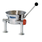 Thumbnail image #1 for Cleveland Range KDT1T 80 oz Direct Steam Countertop Tilting Oyster Kettle, 2/3-Jacketed, 316 Stainless Steel Liner