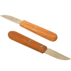 Thumbnail image #1 for Town Equipment 47402/DZ Onion Knife, 2-1/2" x 3/4" Stainless Steel Blade, Riveted Wood Handle