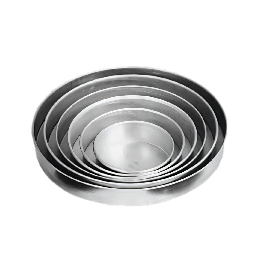 Product image #1 for American Metalcraft 12-Inch ID Straight-Sided Solid Pizza Pan, 1-1/2-Inch Deep, 22-Gauge Tin Plate on Steel