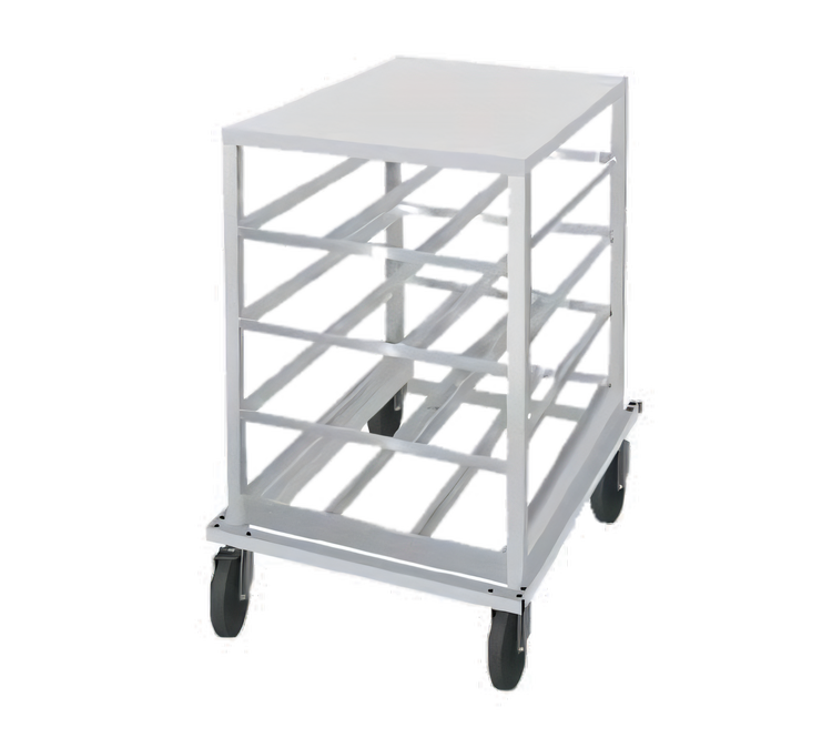 Product image #1 for Advance Tabco Mobile Aluminum Can Rack with Aluminum Top for #5 and #10 Cans