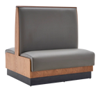 Thumbnail image #1 for ATSMFG ATS AT&S-AD-KR48-P GR7 Karender Standard Booth, double, 48" long x 48" high, Plain back, Upholstery and foam fitted over a computer-cut