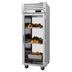 Thumbnail image #1 for Turbo Air PRO Series Pass-Thru Glass-Front/Solid-Rear Reach-In Refrigerator, 1 Section, 26.48 Cu. Ft., Top-Mount Self-Contained