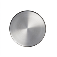 American Metalcraft Unity Collection 9-Inch Round Satin-Finish Stainless Steel Plate
