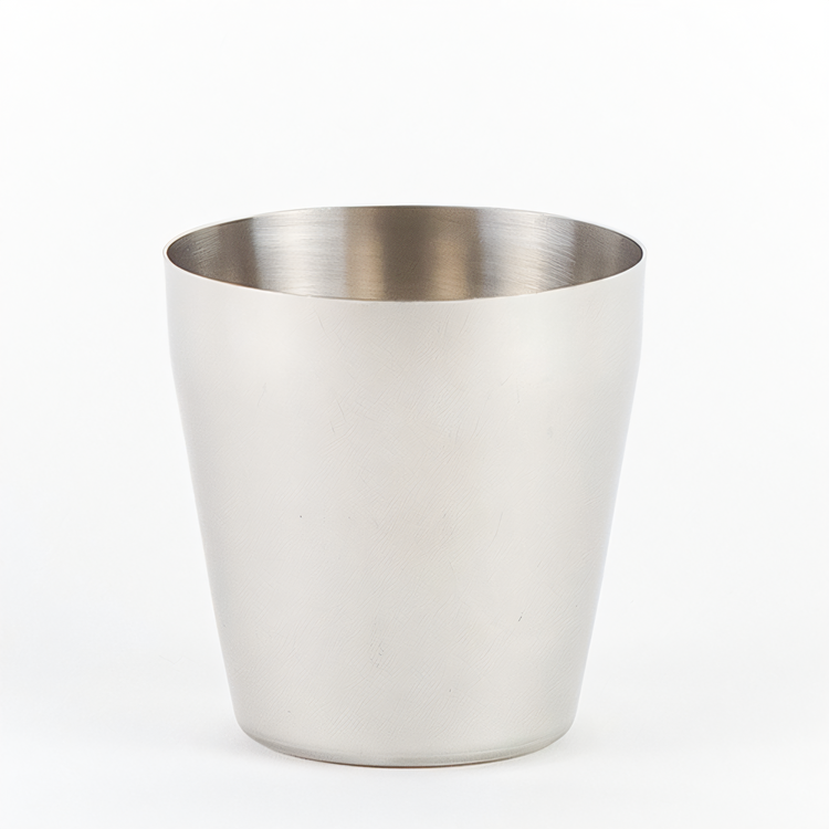 Product image #1 for American Metalcraft 8 oz Short One-Piece Mirror-Finish Stainless Steel Cocktail Shaker