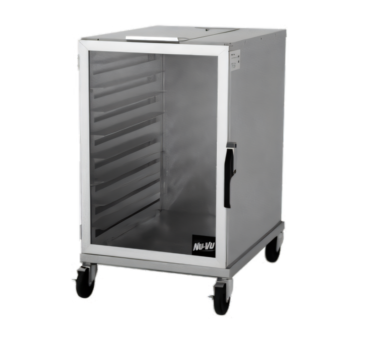 Product image #1 for NU-VU Half-Height Enclosed Bread Cabinet with Clear Lexan Lift-Off Door, 9 Pan Capacity